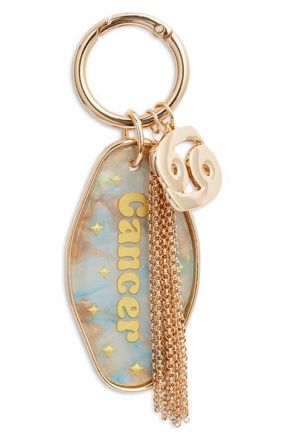 Chelsea28 Horoscope Bag Charm in Cancer- Gold Multi at Nordstrom