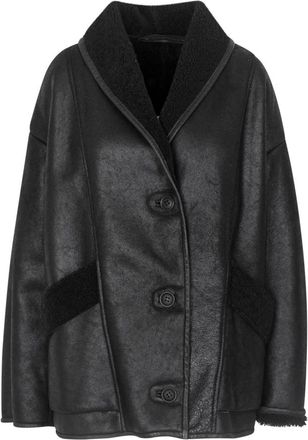 Salvatore Santoro Stijlvolle leren jas - Dames - Jassen - Zwart - XS - Leer - Jassen