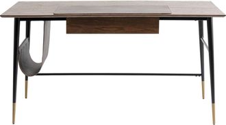 Kare Design Escritorio de 152,5 x 71 cm madera marr&oacute;n 1 cajon