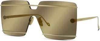 Loewe Lw 40073U Shield Zonnebril - unisex - Zonnebrillen - Geel - ONE Size - Accessoires