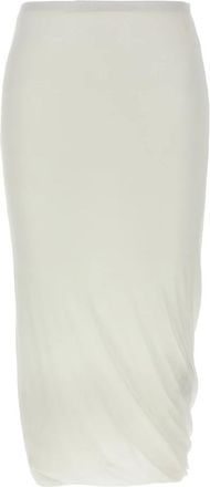 Jil Sander Dames, Rokken, Wit, Maat: 2XS Katoen