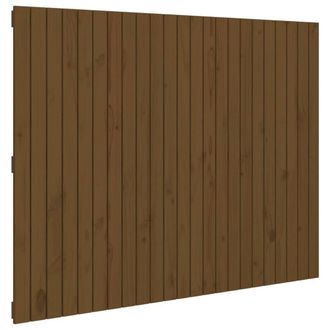 Berkfield Home Wall Headboard Honey Brown 146.5x3x110 cm Solid Wood Pine