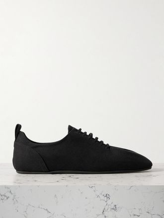 Toteme Sneakers In Twill Di Cotone Riciclato - Nero