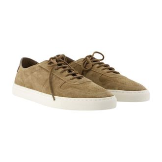 Common Projects Womens Deconstructed Suede Sneaker Khaki Calfskin