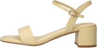 Unisa Schoenen, Dames, Geel, 39 EU, Leer, Kiala Sandalen