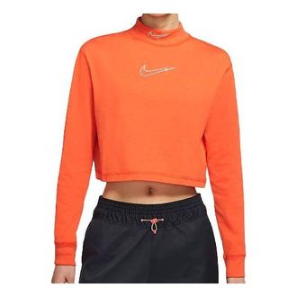 Nike (WMNS) Nike Sportswear Short Sports T-Shirt Orange CZ4421-891