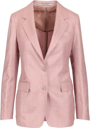 Tagliatore Parigi Double-Breasted Jacket - female - Tagliatore - Blazers - Pink - 2XS - Jackets