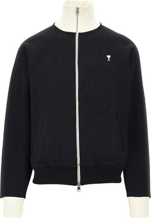 Ami Ami de Coeur embroidery full-zip sweatshirt Man XL
