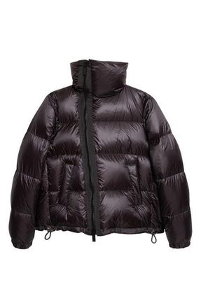 sacai Asymmetric Down Puffer Vest in Black at Nordstrom, Size 4
