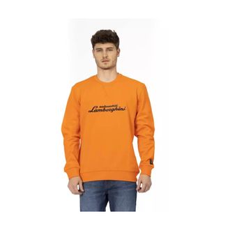 Automobili Lamborghini Crewneck Sweatshirt - Heren - Sweatshirts - Oranje - L - Katoen - Hoodies & sweatvesten