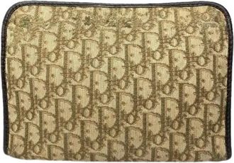 Dior Pre-owned Clutches, female, Brown, Size: ONE SIZE Pre-owned Vintage Clutch