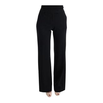 Ermanno Scervino Dames, Broeken, Zwart, Maat: M Nylon