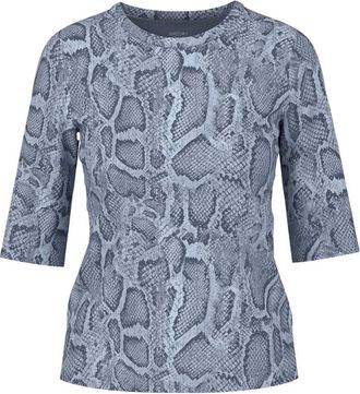 Marc Cain Tops, Dames, Blauw, XL, Katoen, T-shirts