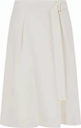 Herno Mmlrane Cotton Blend Flared Skirt