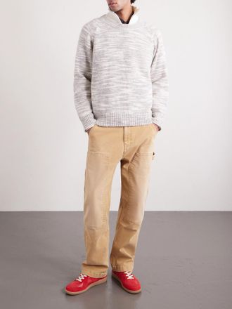 Corridor Space-Dyed Alpaca and Pima Cotton-Blend Sweater