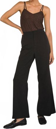 Skies Are Blue Clothing High Waist Trousers In Black