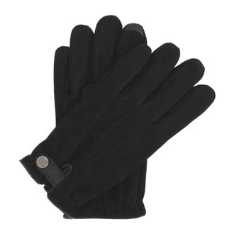 Kazar Zwarte su&egrave;de handschoenen met touchscreen-functionaliteit - Heren - Handschoenen - Zwart - S - Su&egrave;de - Accessoires