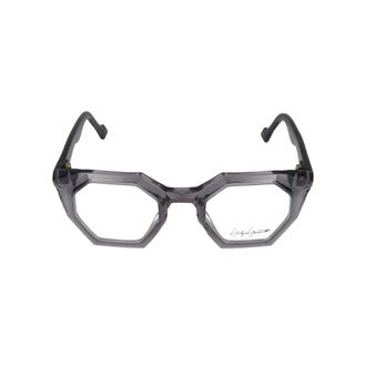Yohji Yamamoto Glasses, unisex, Gray, Size: 47 MM Look011 Optical Frame