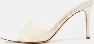Gianvito Rossi Transparent Pvc Elle 105 Slide Sandals