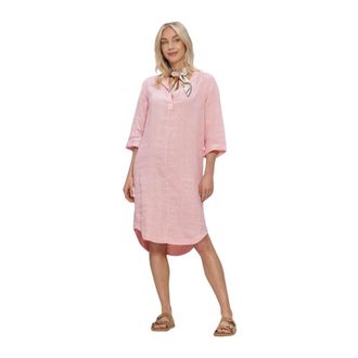 Nukus Nukus, Dames, Jurken, Roze, Maat: S Linnen