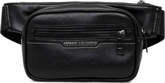 A|X Armani Exchange zip-up belt bag - Black