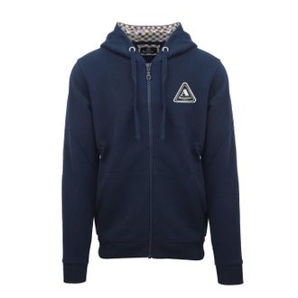 Aquascutum Heren Active Full Zip Hoodie (Marine)