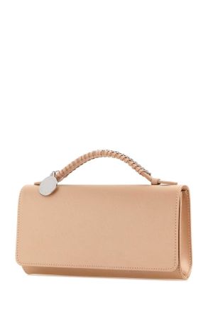 Stella McCartney Womens Pink Satin Falabella Handbag Lightpeach Polyester Borse A Mano