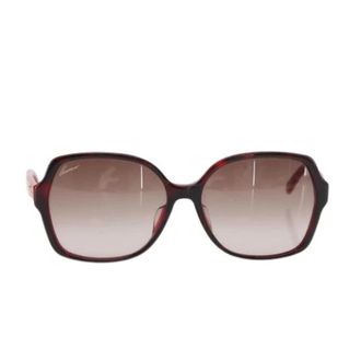 Gucci Pre-owned Accessories, female, Red, Size: ONE SIZE Pre-owned Plastic Sunglasses