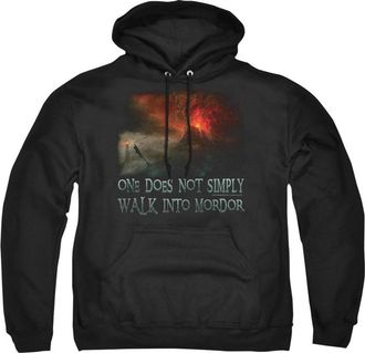 Gildan Lord Of The Rings Walk In Mordor Adult Pull Over Hoodie / Hooded Sweatshirt