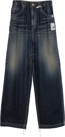 Miharayasuhiro Jeans a gamba ampia - Blu