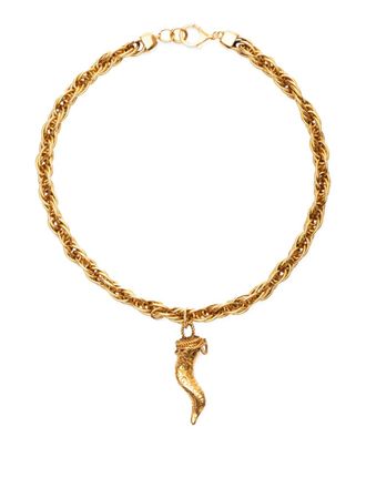 Silvia Tcherassi Narumi charm chain necklace - Gold