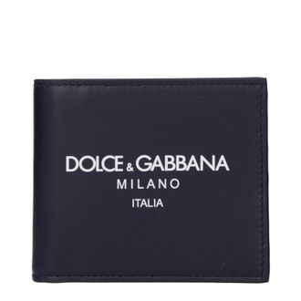 Dolce & Gabbana Dolce&Gabbana Herrens Geldb&ouml;rse aus blauem Leder