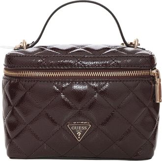 Guess Juliet Canister Bag - Dames - Tassen - Bruin - Maat: ONE Size Poliester