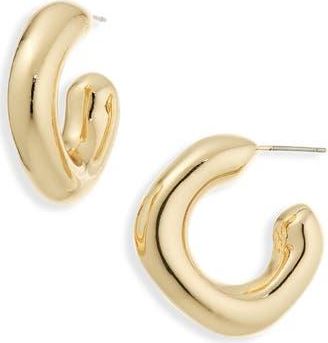 Cara Geo Hoop Earrings in Gold at Nordstrom Rack