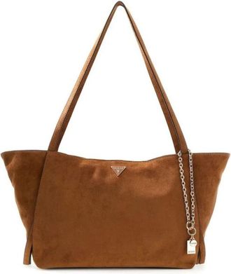 Guess Tassen, Dames, Bruin, ONE Size, Polyester, Devon 3 Comp Tote