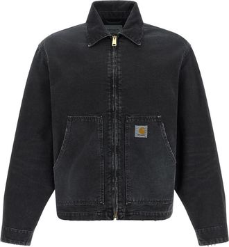 Carhartt Work in Progress Black Shirt Collar Jacket