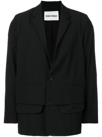 Henrik Vibskov Ants blazer - Zwart