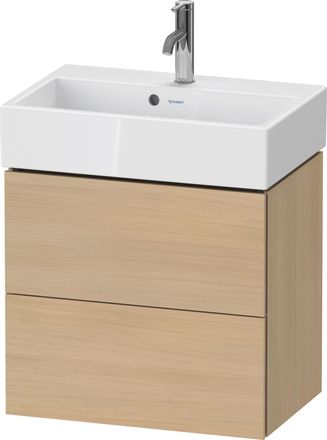 Duravit L-cube Mueble De Ba&ntilde;o De Pared Compact, 2 Cajones, Ancho: - Duravit
