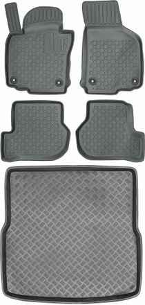 OEM Juego De Alfombrillas Para Coche Y Maletero Para Volkswagen Golf V Estate (2003-2009)