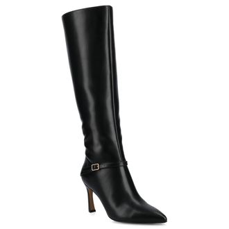 Journee Collection Journee Womens Elara Medium and Wide Width Knee High Dress Boots