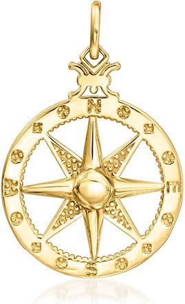 Canaria Canaria 10kt Yellow Gold Compass Pendant