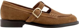 Maison Toufet Schoenen, Dames, Bruin, 37 EU, Leer, Mocassin Anne