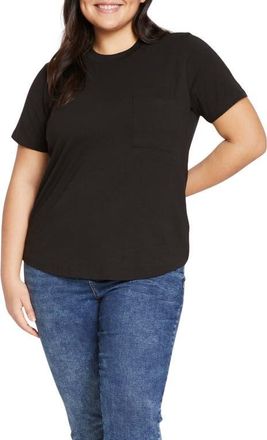 Universal Standard Garcon T-Shirt in Black at Nordstrom, Size 2Xl
