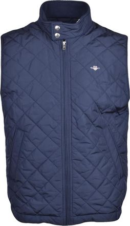 GANT Jassen, Heren, Blauw, 2Xl, Polyester, Gevattert Windjack