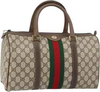 Gucci Pre-owned Handbags, female, Beige, Size: ONE SIZE Pre-owned Vintage Plastic Handbag