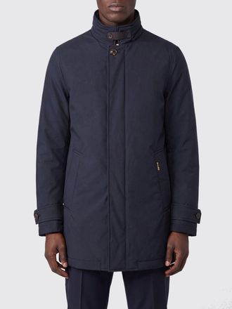 Moorer Cappotto monopetto Duca-L5 al ginocchio con collo alto traspirante