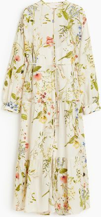 H&M Oversized Kleid aus Crinklestoff - White