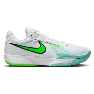 Nike Mens Air Zoom G.T. Cut Academy - Basketball Shoes White/Bleached Turquoise/Green Strike Size 10.5