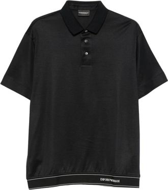 Emporio Armani Polo Shirt - Heren - Polos - Zwart - XL - Tops