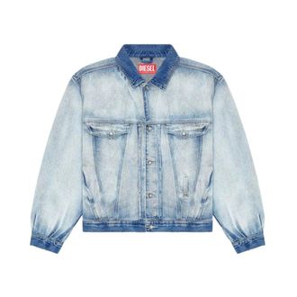 Diesel D-Denver Denim Jacket - Heren - Spijkerjassen - Blauw - L - Denim - Jassen
